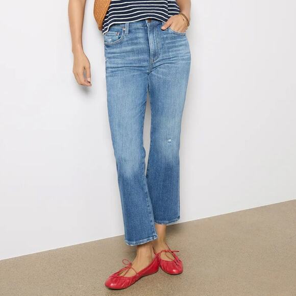 Pistola Blue Ankle & Cropped Jeans 32 Lennon High Rise - Picture 1 of 16